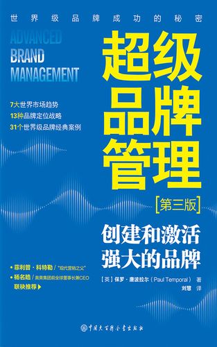 超极品牌管理 第三版品牌管理——塑造未来市场的超级力量